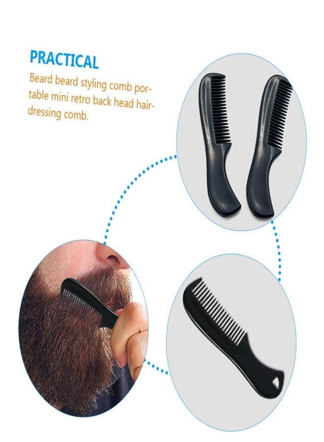 MERRYHAPY 10Pcs Pocket Sized Beard Comb for Men Mini Styling Combs Retro Design for Hair Grooming the Go for Travel Everyday Use - Image 5